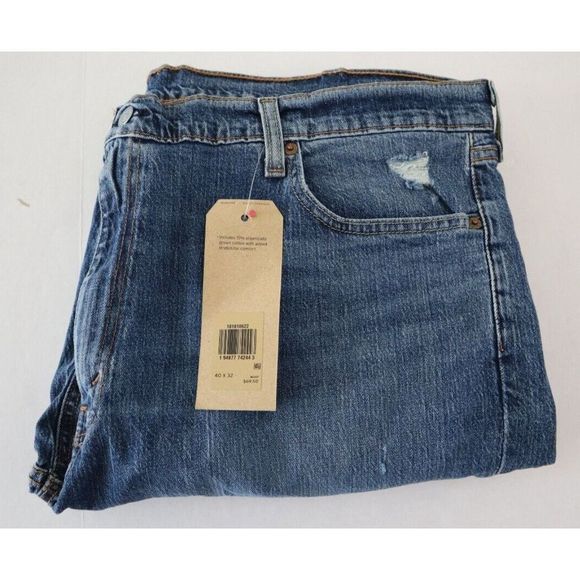 Levi's 541 Men Sz 40x32 Fremont Swish Distress Athletic Taper Eco Ease Jeans $70 - Picture 9 of 9